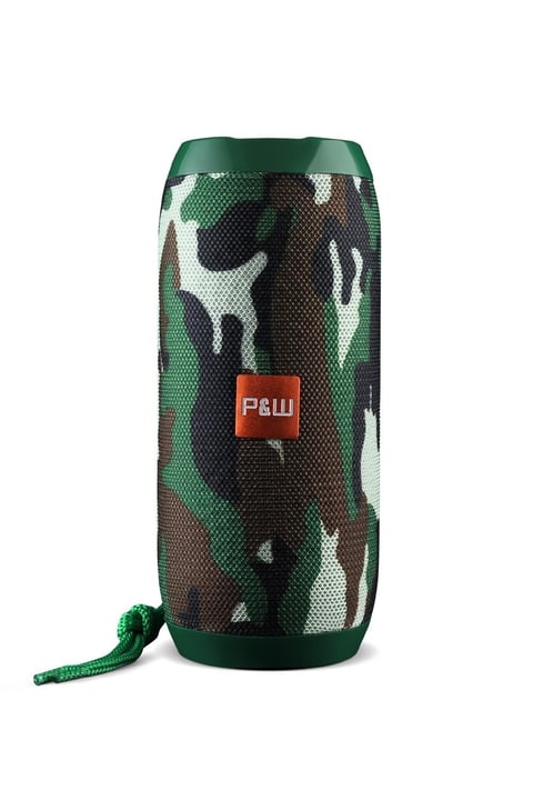 Powerway WRX01 Kamuflaj SD Kart Aux Usb Girişli Kablosuz FM Radyo Bluetooh Hoparlör