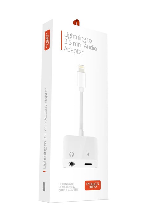 Powerway AC01 Lightning to Aux Çevirici ve Otg Şarj Dönüştürücü